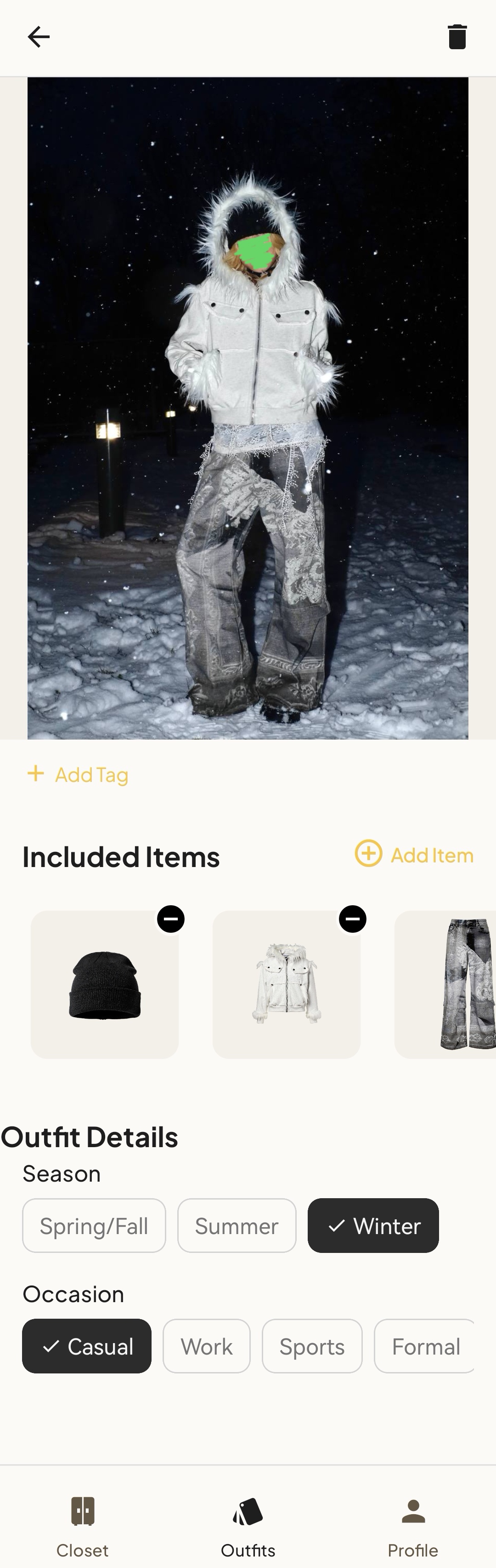 Outfit Creation